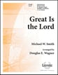 Great Is the Lord Handbell sheet music cover